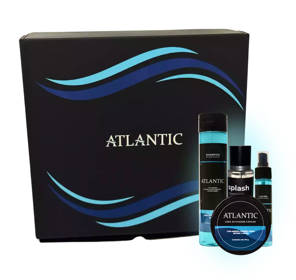 Caja Regalo Especial (1 Loción, 1 Cera, 1 Shampoo + splash corporal)